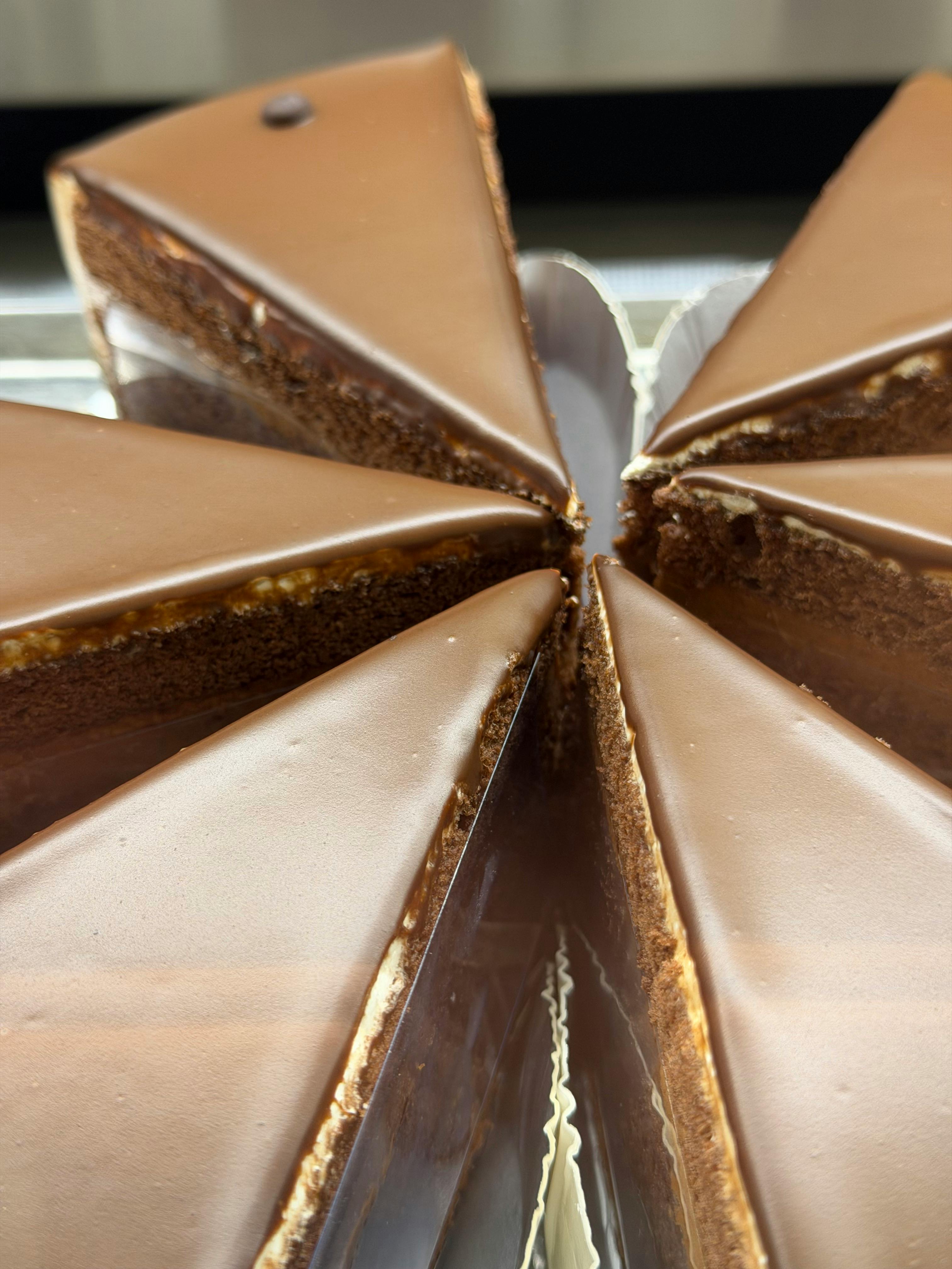Trozo Torta Chocolate